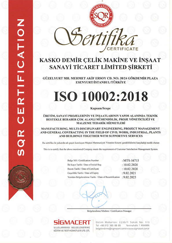 ISO 10002:2018