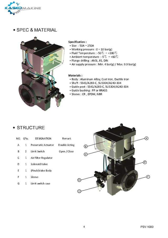 Pinch Valves catalogue cover